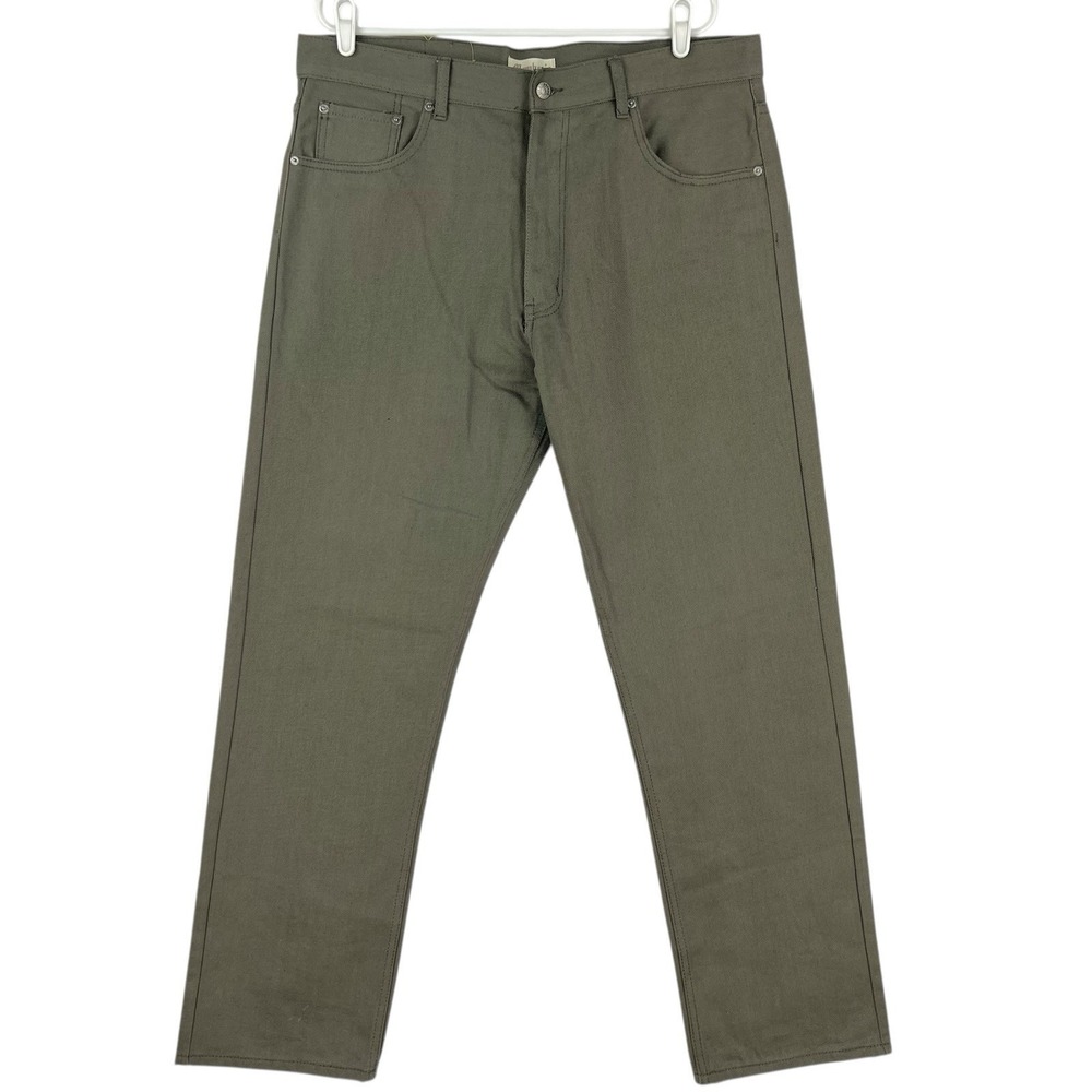 Member's Property Men's Green Jeans Size 38x34 Traditional Fit Straight-Leg NWOT